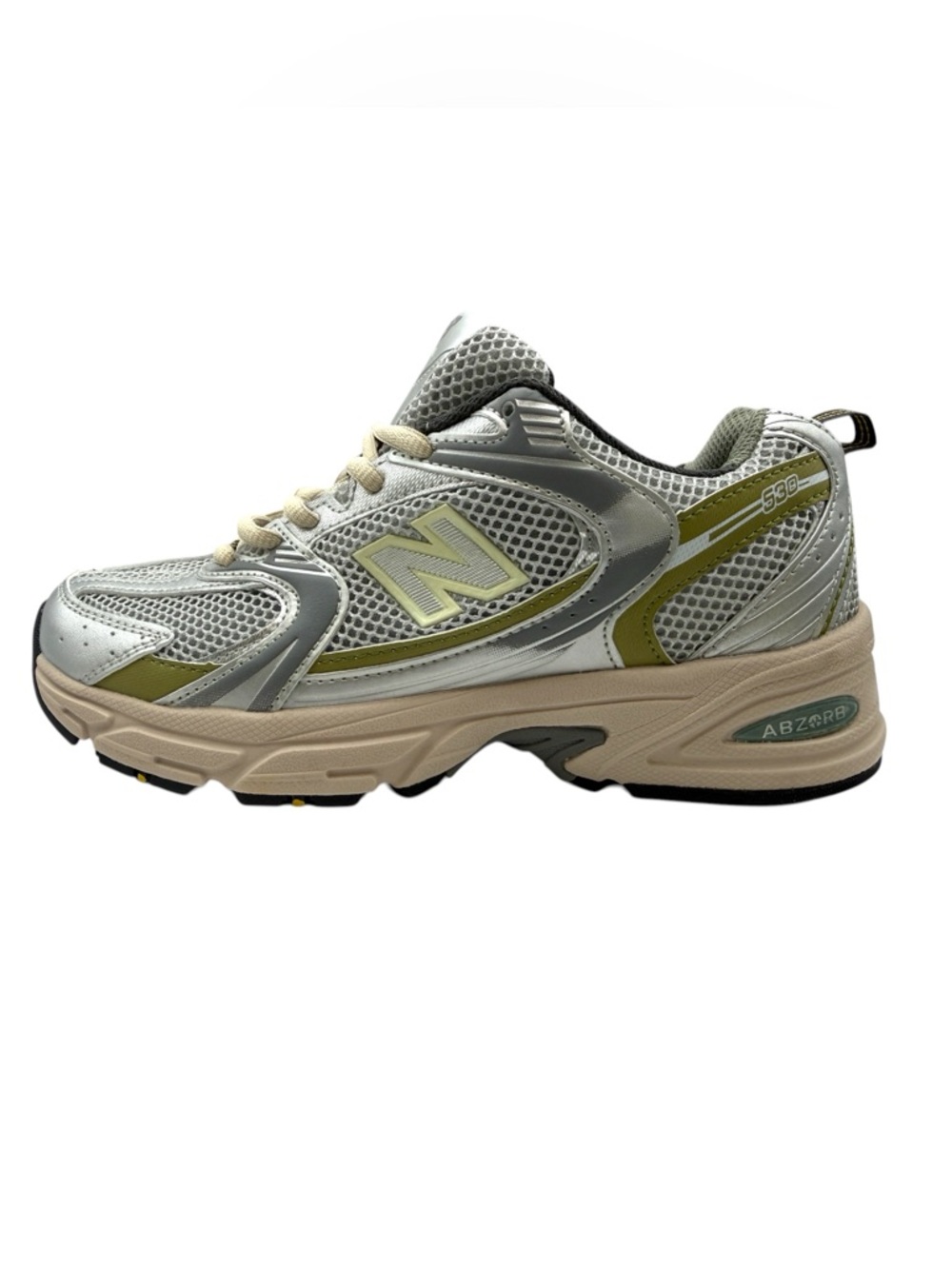 New Balance 530 MR530KMW Silver Green Sneakers Men’s Size 7 New